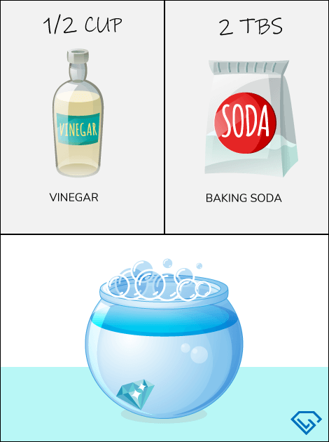 baking soda and vinegar for cleaning lab grown diamond 