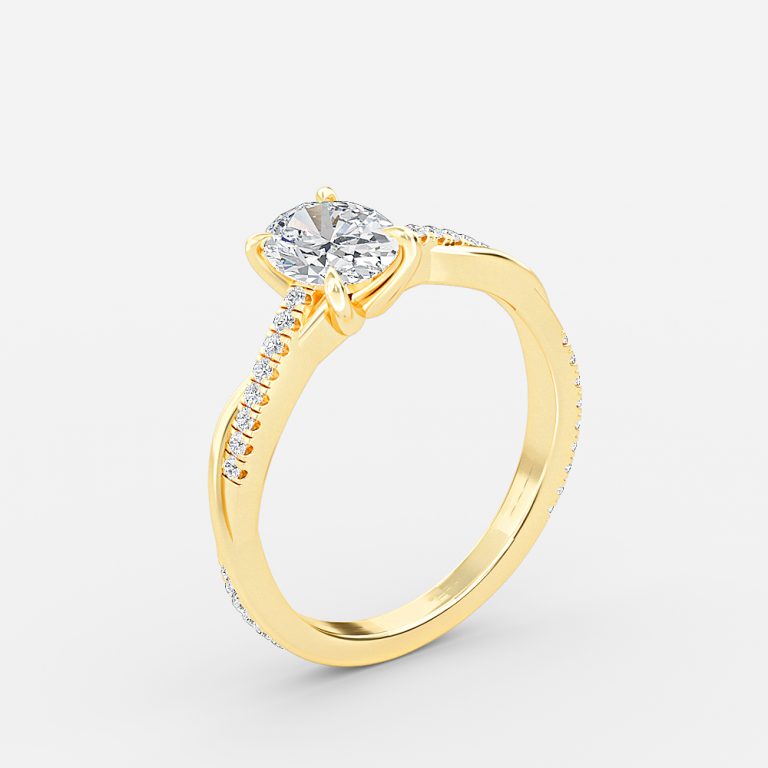 1 12 carat oval diamond ring