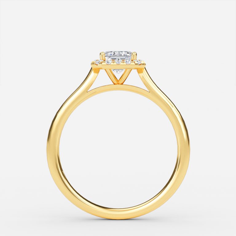 1 carat diamond halo engagement ring