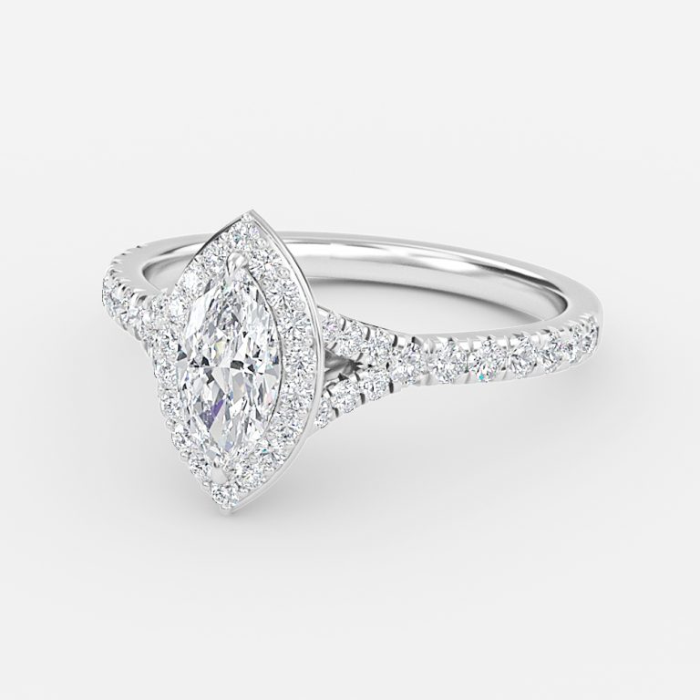 1 carat marquise diamond ring white gold