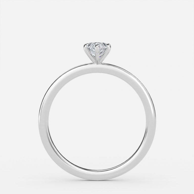 1.00 carat solitaire marquise diamond engagement ring