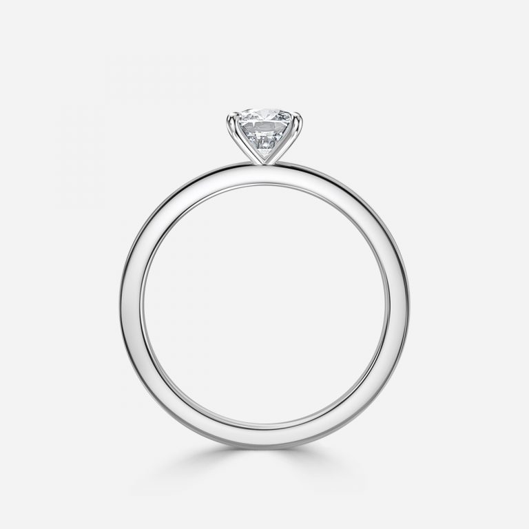 2 carat cushion cut solitaire engagement ring