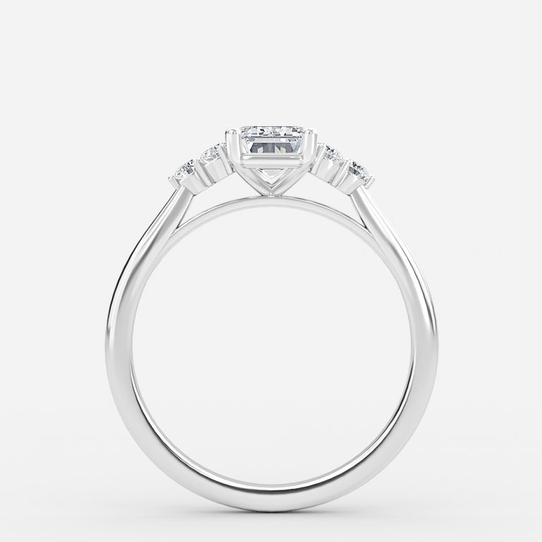 2 carat diamond cluster ring