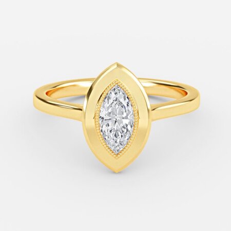 Alani Marquise Bezel Engagement Ring