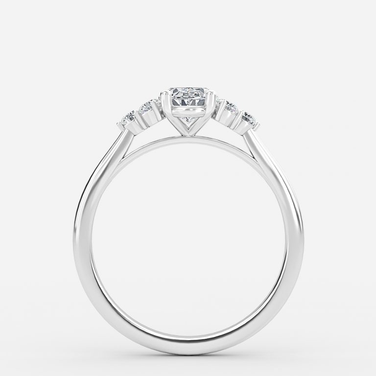 2 carat oval cut diamond ring