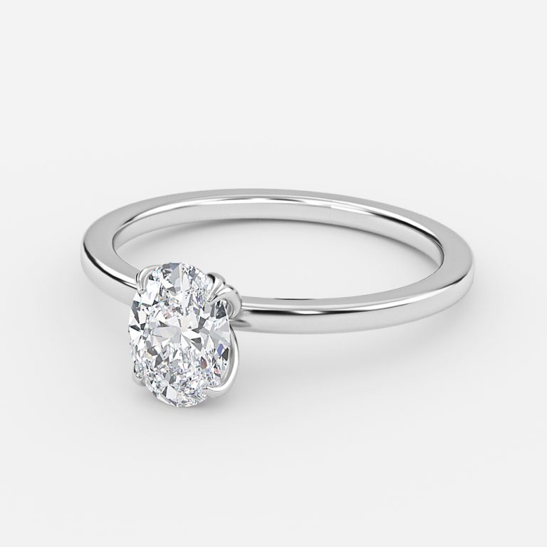 2.5 carat oval solitaire diamond ring