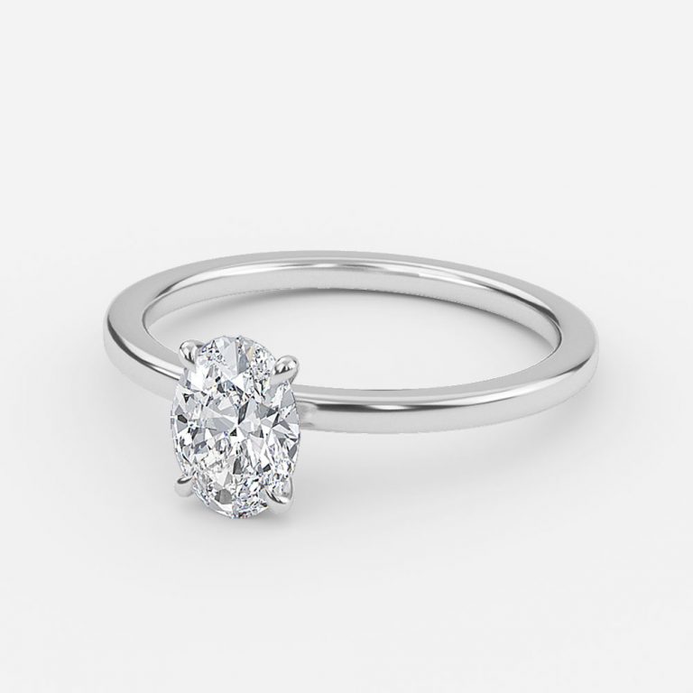 3ct oval diamond solitaire ring
