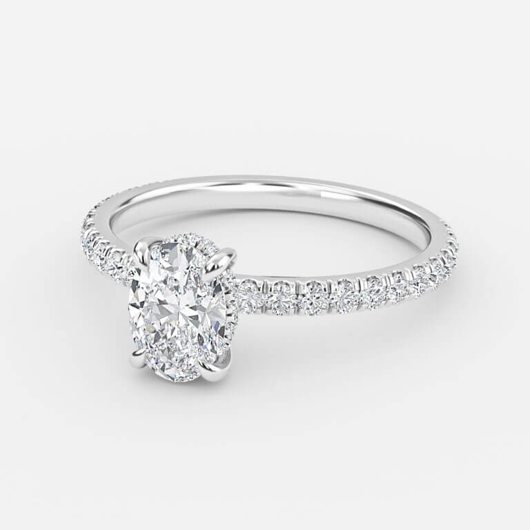 5 ct oval engagement ring
