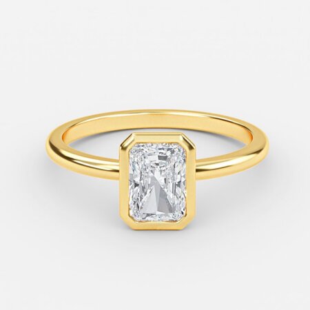 Aerin Radiant Bezel Engagement Ring