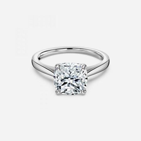 Violette Cushion Solitaire Engagement Ring