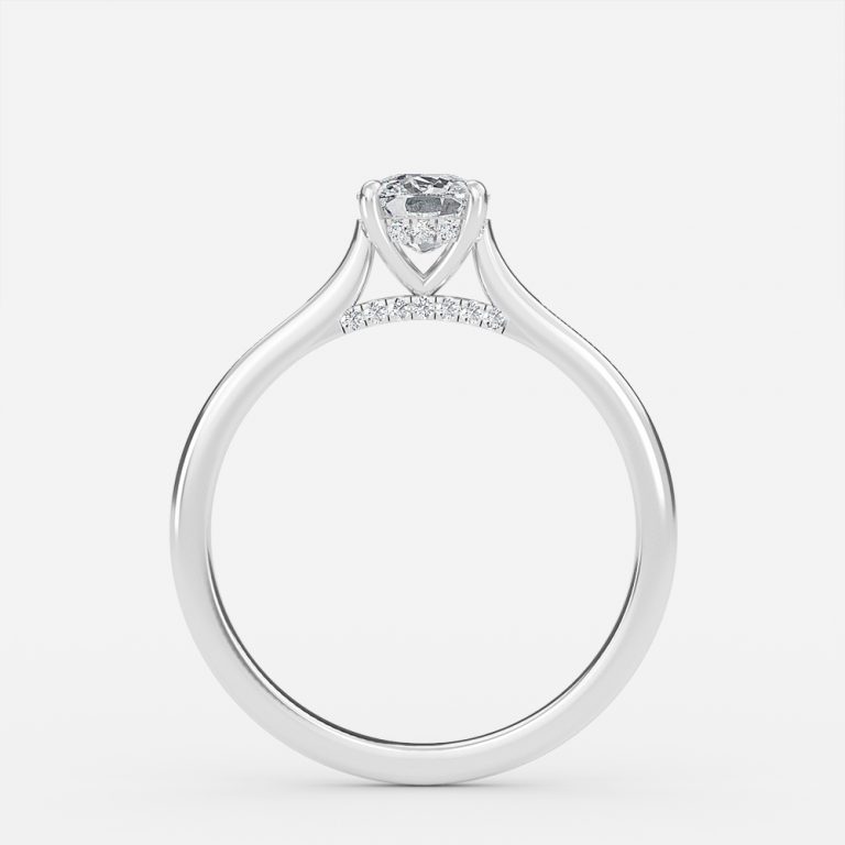 lab created diamond engagement rings