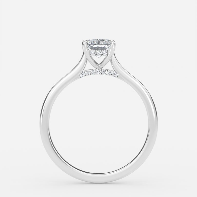 lab created diamond engagement rings