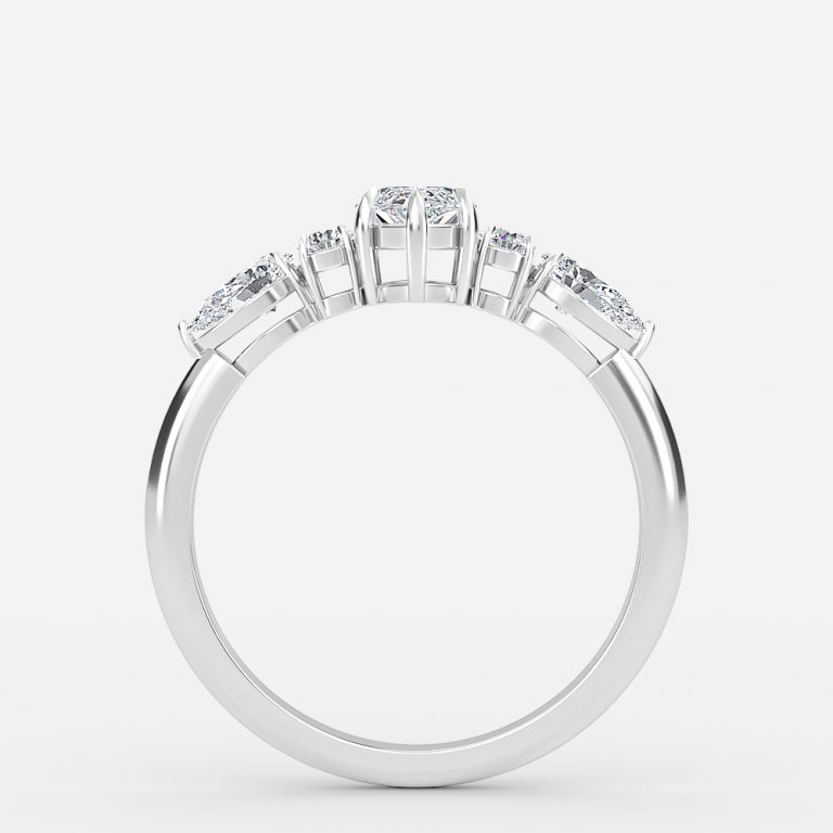 marquise 7 stone ring