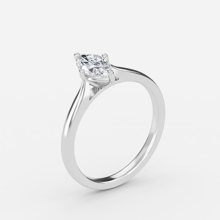 marquise cut solitaire diamond ring