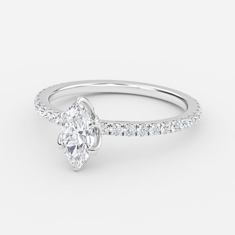 marquise diamond anniversary band