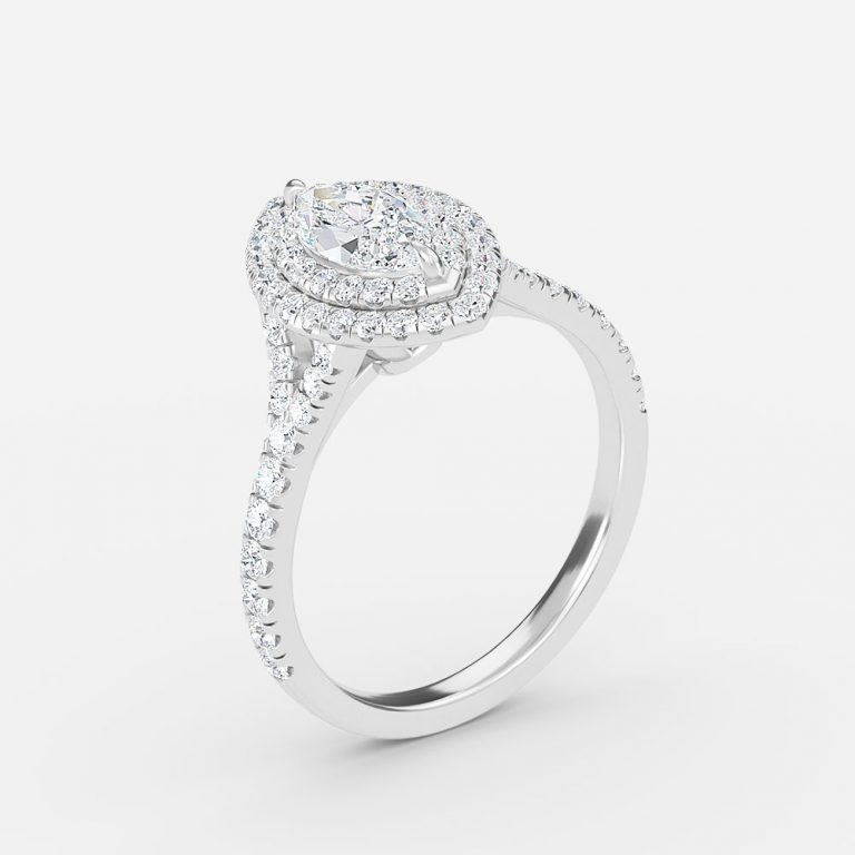 marquise diamond ring halo