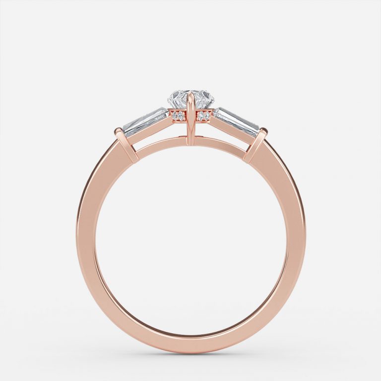 marquise diamond three stone engagement ring