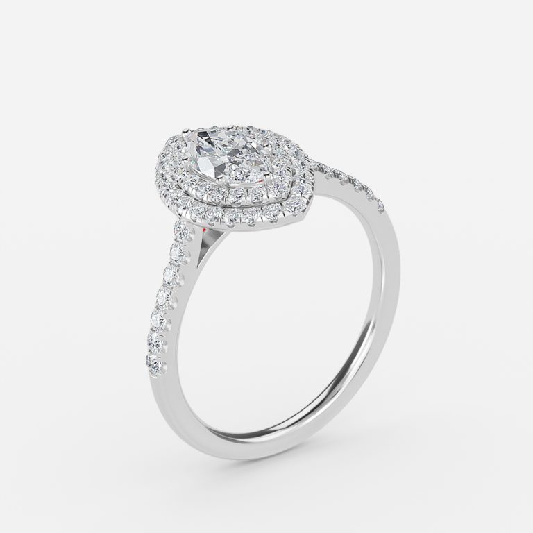 marquise engagement ring halo