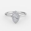marquise halo engagement rings