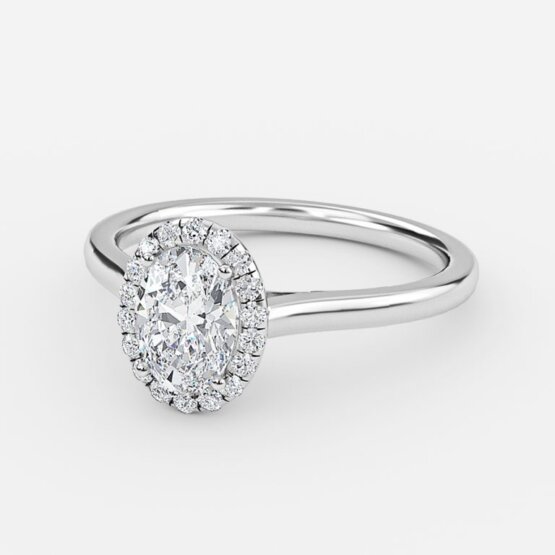 oval cut halo ring
