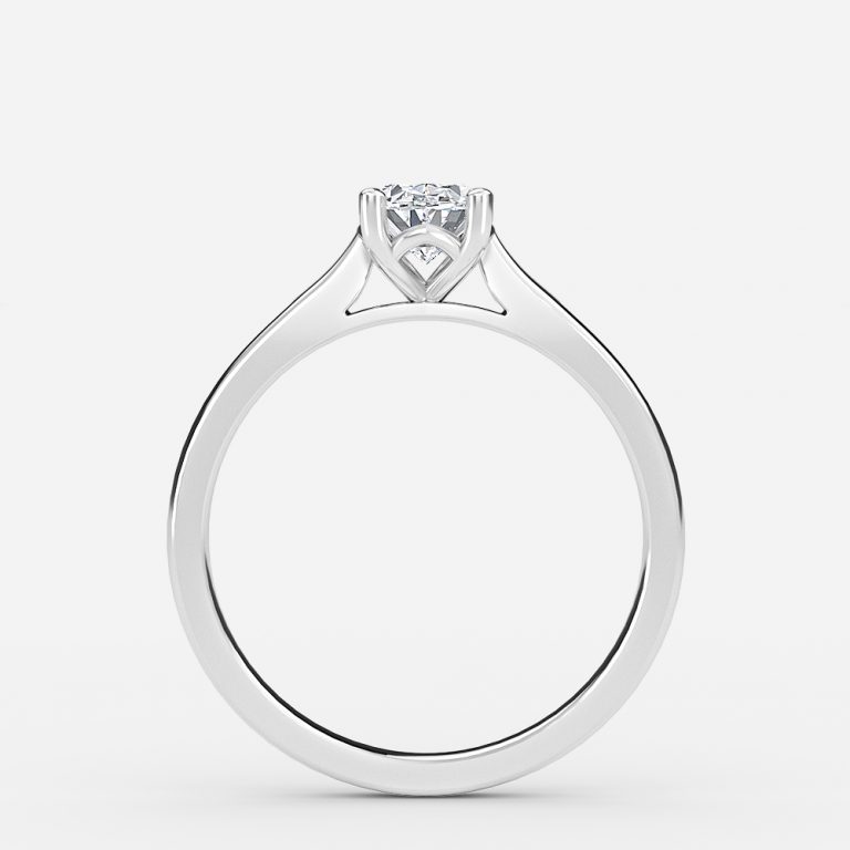 oval cut solitaire ring