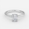 oval diamond solitaire engagement ring