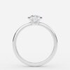 pear bezel cut diamond ring