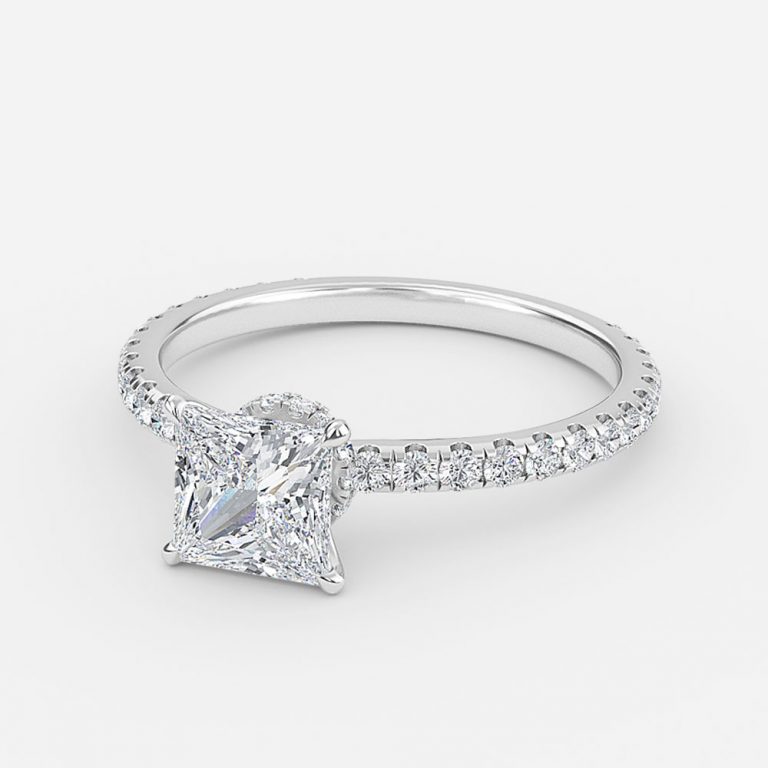 princess cut 5 carat diamond ring