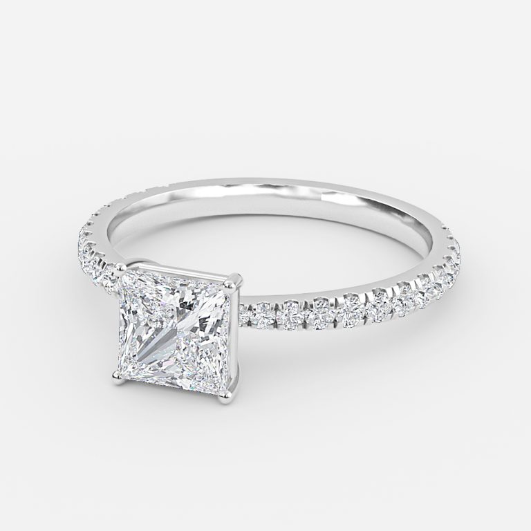 princess cut band