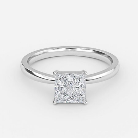 Ella Princess Solitaire Engagement Ring