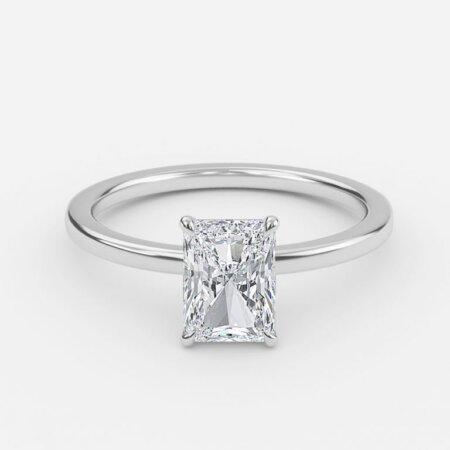 Lydia Radiant Solitaire Engagement Ring