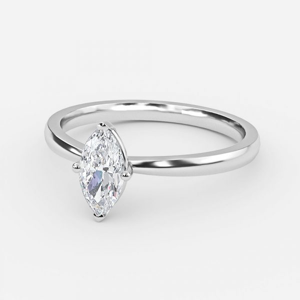 solitaire diamond rings marquise cut