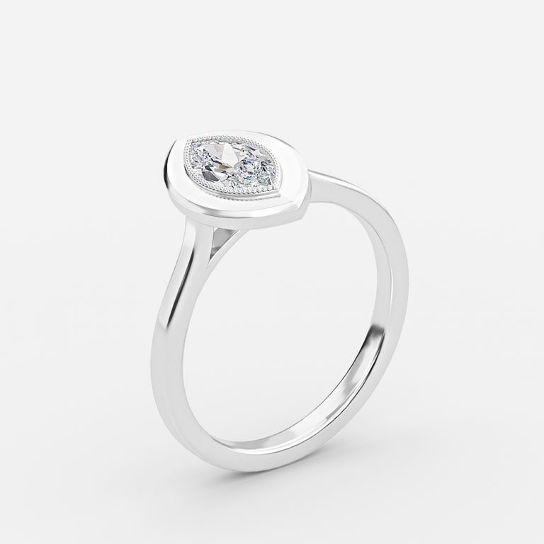 unique marquise diamond engagement rings