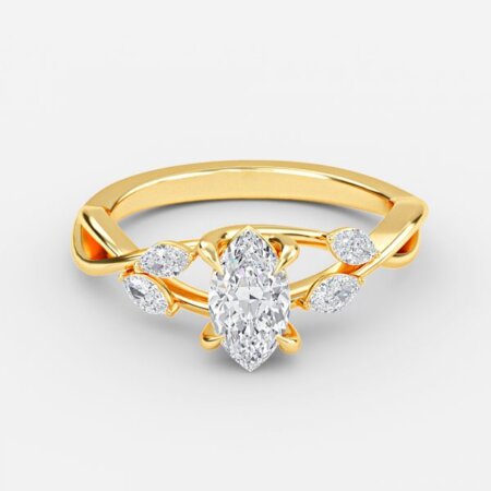 Aurora Marquise Unique Engagement Ring