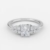 unique radiant engagement rings