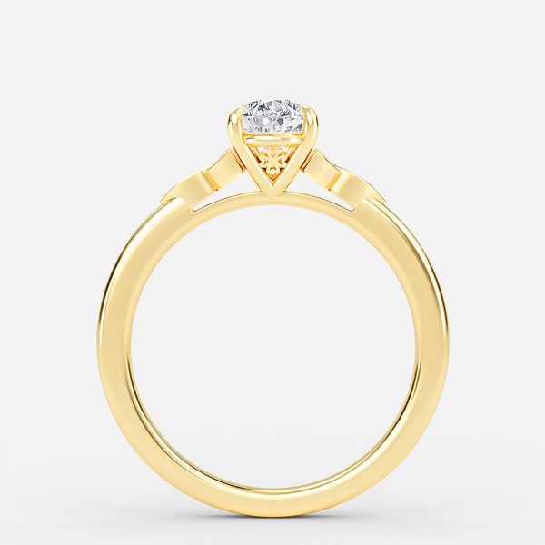 vintage pear shaped diamond engagement rings