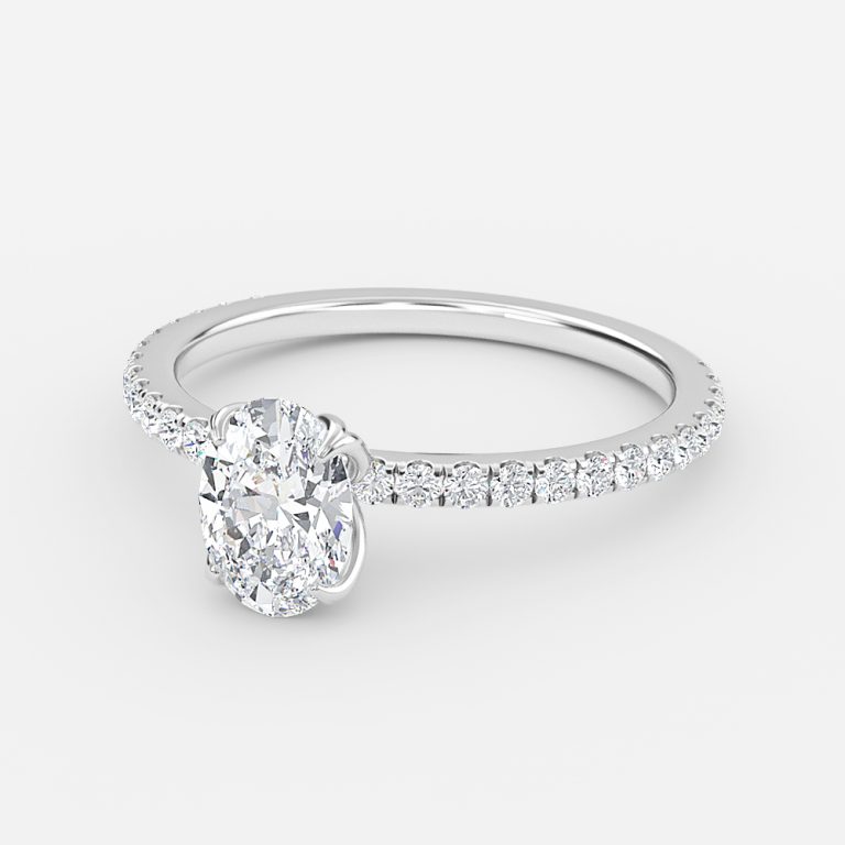 wedding band best for oval shaped diamond ring