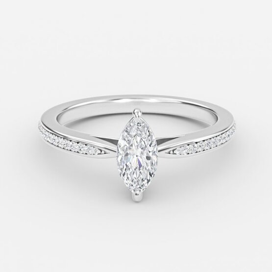 wedding band marquise diamond