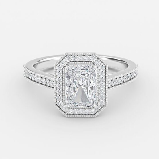 2.5 carat diamond rings radiant