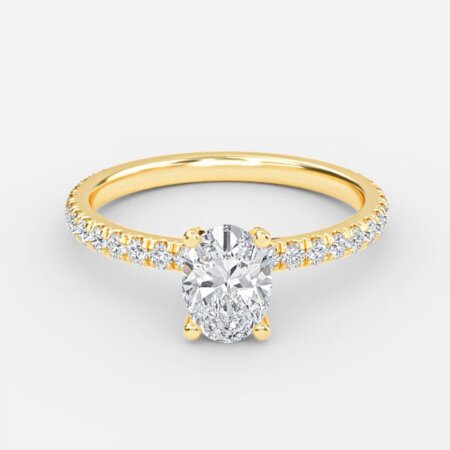 Josephine Oval Unique Engagement Ring