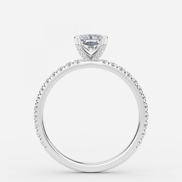 unique radiant diamond engagement ring settings