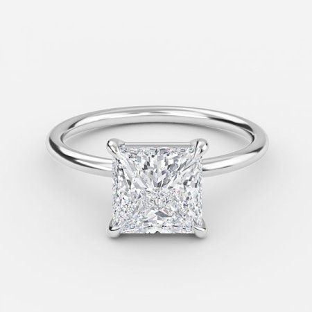 Adriana Princess Solitaire Engagement Ring