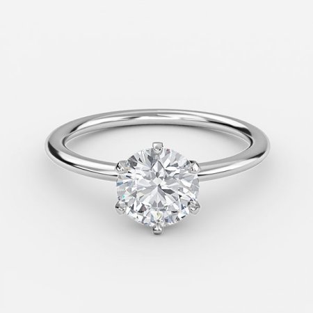 Selene Round Solitaire Engagement Ring