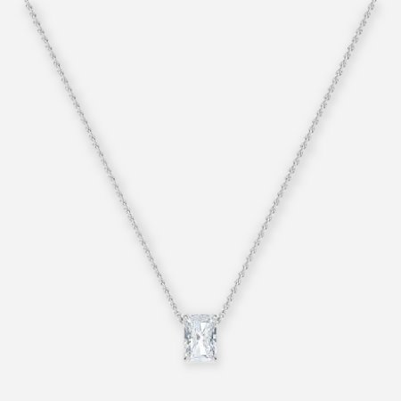 Radiant Lab Diamond Solitaire Pendant