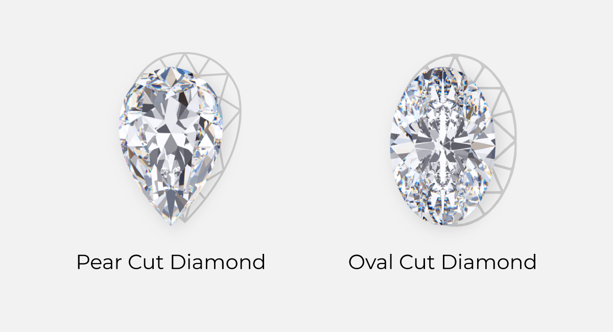 Pear vs Oval Diamond
