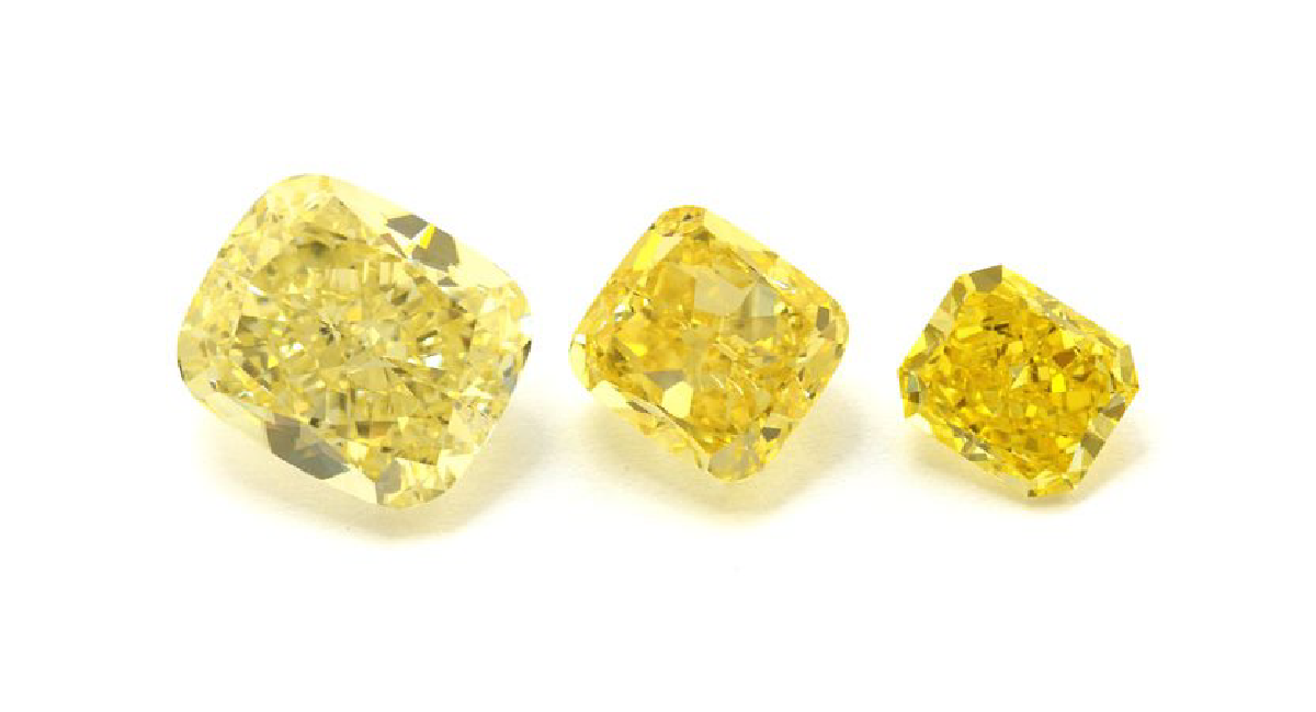 Yellow Lab Created Diamond