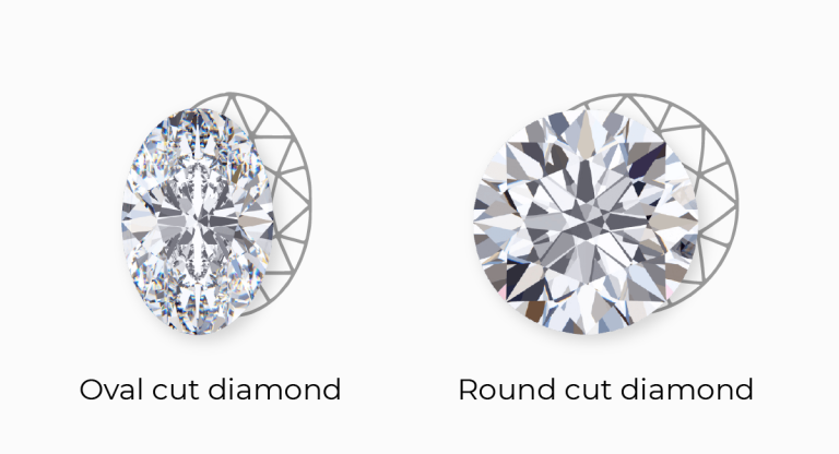 Oval vs Round Diamond: Which one to choose? - Loose Grown Diamond