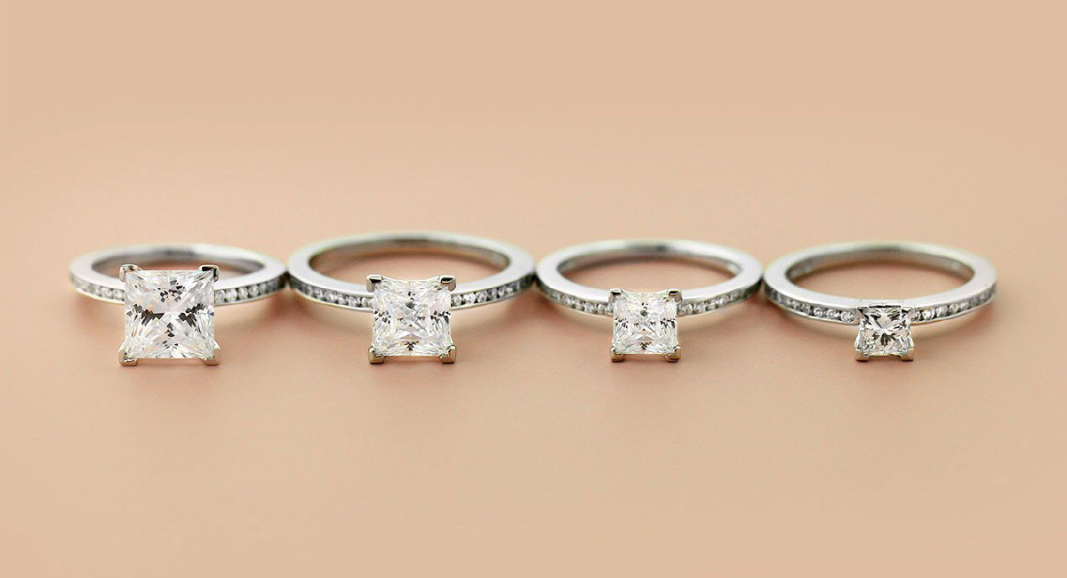 diamond carat size comparison