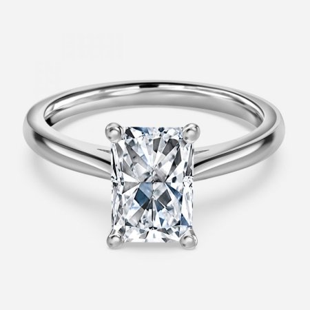 Vera Radiant Solitaire Engagement Ring