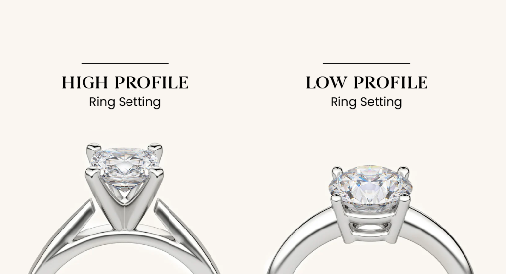 Choosing Between High And LowSetting Engagement Rings Here Is